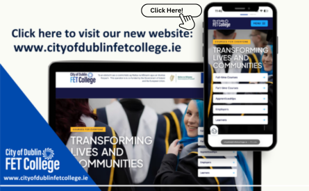 new City of Dublin FET College website CTA