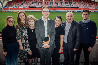 City of Dublin ETB team with Barry Walsh & Colin Reddin at ETBWEEK event